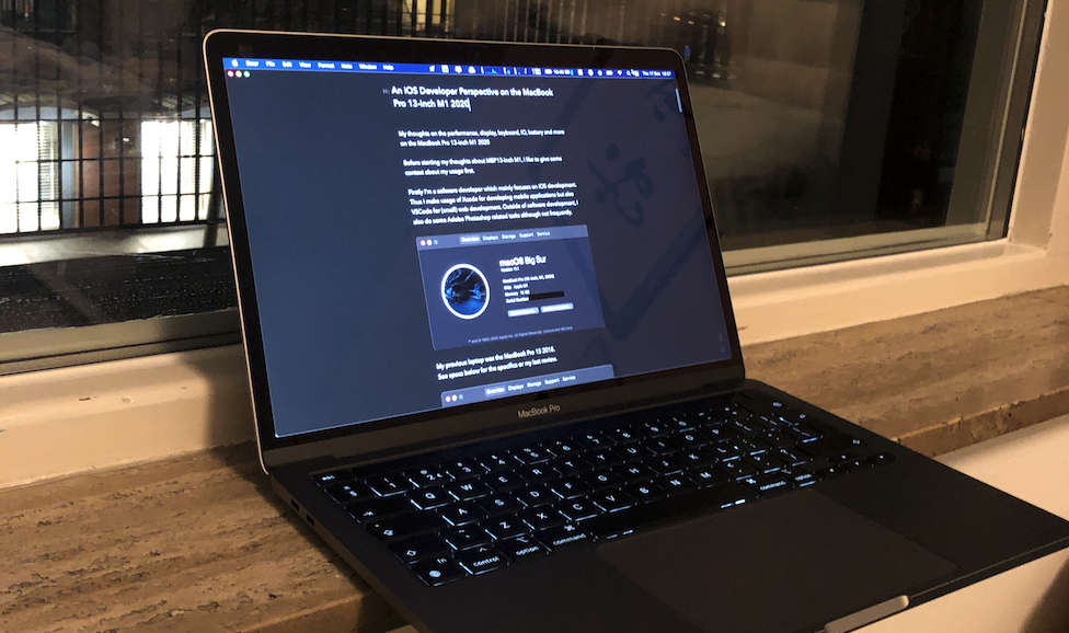 An iOS Developer Perspective on the MacBook Pro 13-inch M1 2020