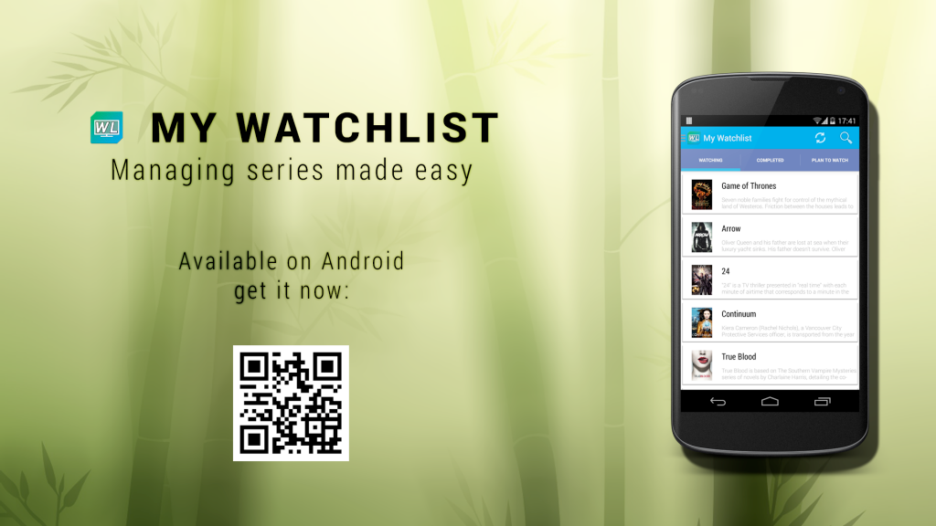 MyWatchList Android app